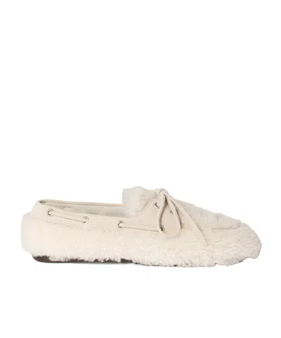 MIU MIU MIU MIU LACE-UP MOCCASINS