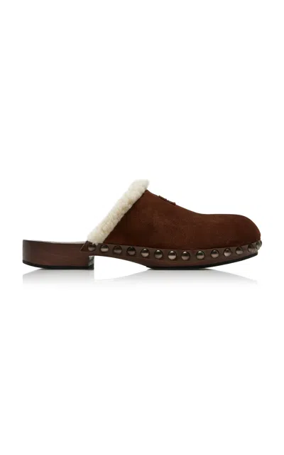 MIU MIU SHEARLING CLOGS