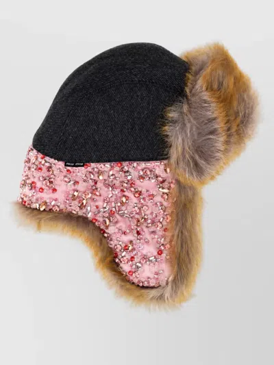 Miu Miu Shearling Wool Hat