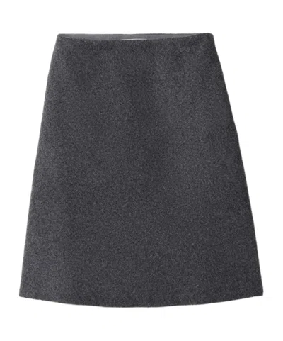 MIU MIU SHETLAND WOOL SKIRT
