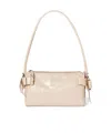 Miu Miu Shiny Leather Pouch In Neutral