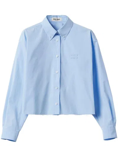 Miu Miu Shirt In Blue