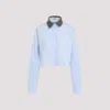 Miu Miu Shirt In Cielo Bianco