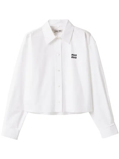 Miu Miu Shirt Clothing In White