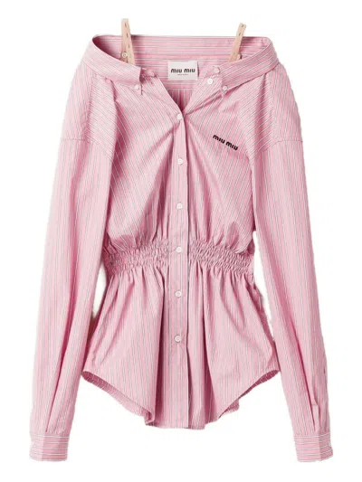 MIU MIU SHIRT DRESS