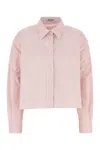 Miu Miu Logo Shirt In Multicolor