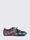 Miu Miu Gymnasium Technical Fabric And Python Low-top Sneakers In Multi