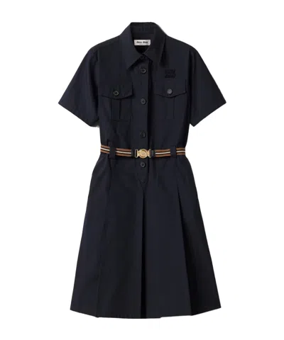 MIU MIU PANAMA COTTON DRESS