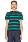 Miu Miu Short Sleeve T-shirt In Green