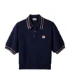 Miu Miu Wool And Cashmere Polo Sweater In Black
