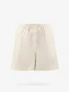 Miu Miu Logo Embroidered Shorts