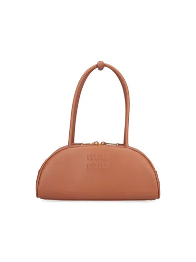 Miu Miu Shoulder Bag "beau" In Brown
