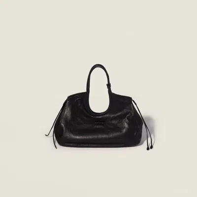 Miu Miu Shoulder Bag In Black