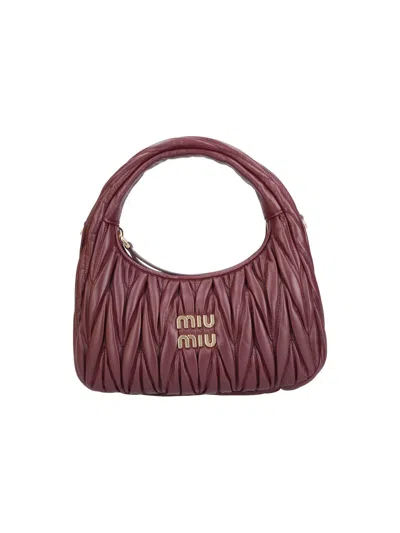 Miu Miu Shoulder Bag "wander" In Pattern