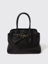 Miu Miu Women Aventure Medium Leather Handbag In Black