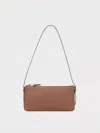 Miu Miu Womens Cacao Miu Raso Satin Shoulder Bag In Brown