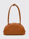 Miu Miu Shoulder Bag Woman In Brown