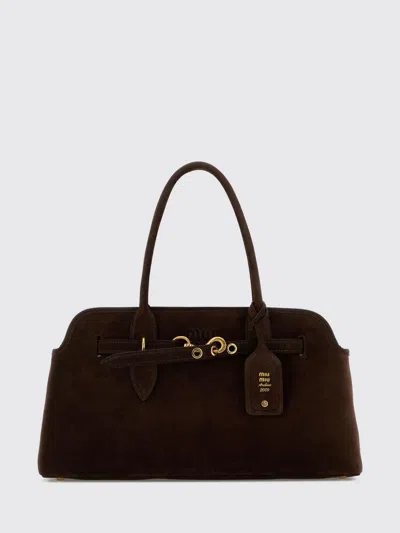 Miu Miu Shoulder Bag Woman  In Brown