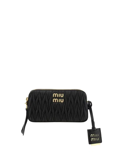 Miu Miu Shoulder Bags In Black