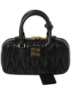 Miu Miu Arcadie Bag In Quilted Nappa In Black