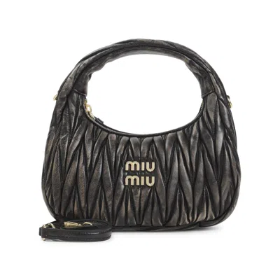Miu Miu Shoulder Bags In Brown