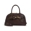Miu Miu Aventure Nappa Leather Top Handle Bag In Brown