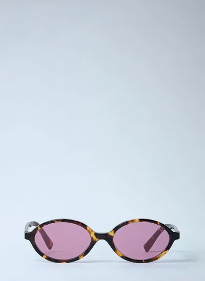 Miu Miu Show Sunglasses In Pink