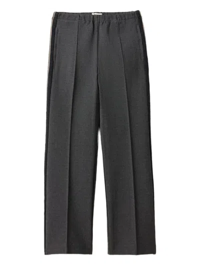MIU MIU SIDE-STRIPE KNIT PANTS