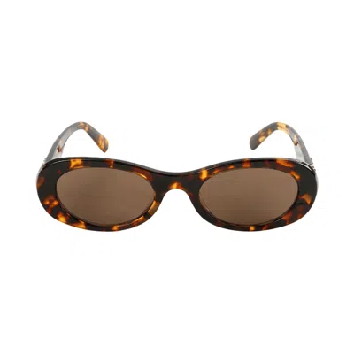 Pre-owned Miu Miu Signature Logo Sunglasses 'tortoise' | Brown | Women's Size Onesize