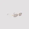Miu Miu Shiny Gold Metallic Signature Mini Sunglasses