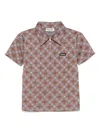 Miu Miu Gestricktes Poloshirt Aus Seide In Braun