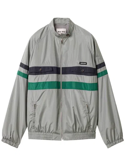 MIU MIU SILK TECH BLOUSON