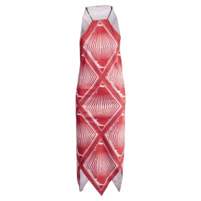 Pre-owned Miu Miu Silk Tent Dress - '00s In Pink