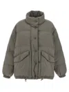 Miu Miu Grey Polyester Down Jacket