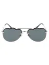 Miu Miu Eyewear Pilot Frame Sunglasses