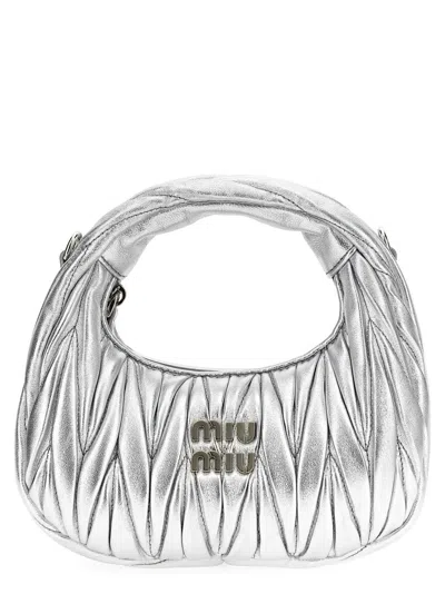 Miu Miu Silver Wander Mini Handbag
