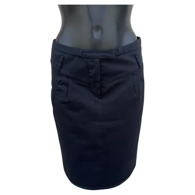 Pre-owned Miu Miu Skirt Like New In Black