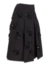 Miu Miu Falda Semilarga - Negro In Negro