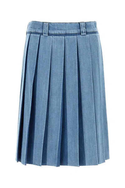 Miu Miu Skirts In Blue