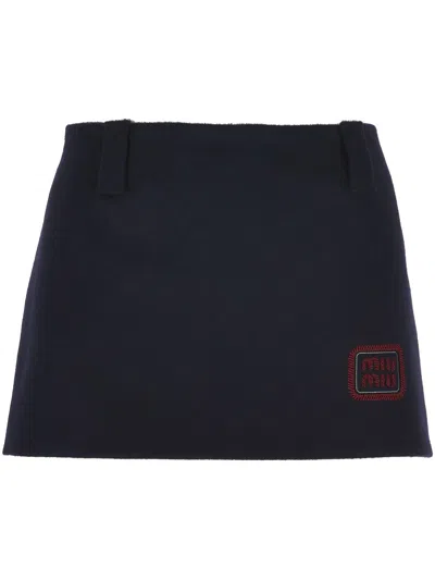 Miu Miu Skirts In Blue