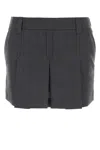 Miu Miu Glencheck Mini Skirt In Printed