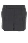 Miu Miu Glencheck Mini Skirt In Printed