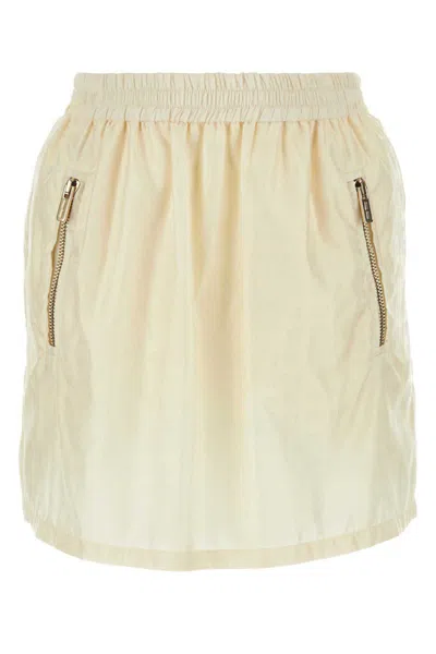 Miu Miu Skirts In White