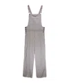 Miu Miu Sleeveless Jumpsuit In Gray