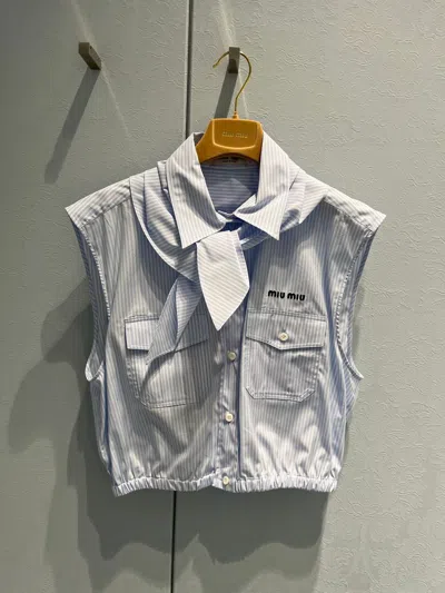 Miu Miu Sleeveless Shirt