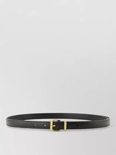 Miu Miu Slim Leather Belt Adjustable Length In Blue