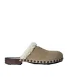 Miu Miu Slingback Mules In Brown