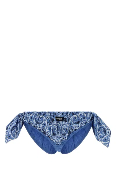 Miu Miu Slip In Blue