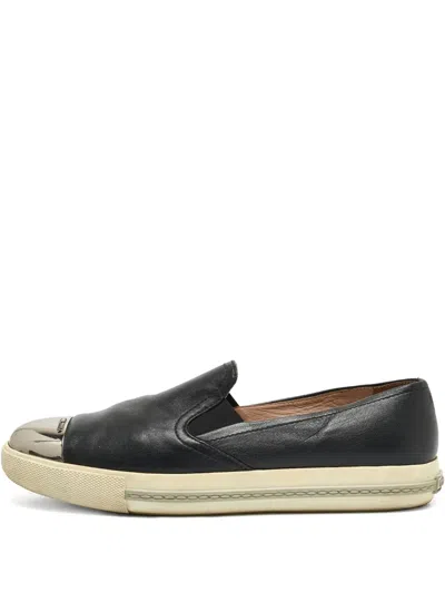 Pre-owned Miu Miu Slip-on Sneakers