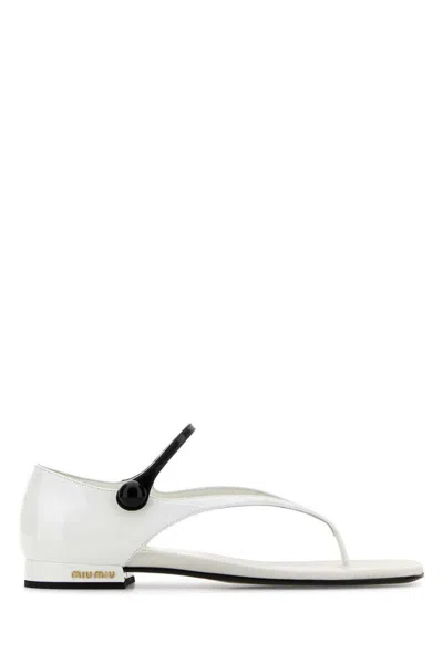 MIU MIU MIU MIU SANDALS